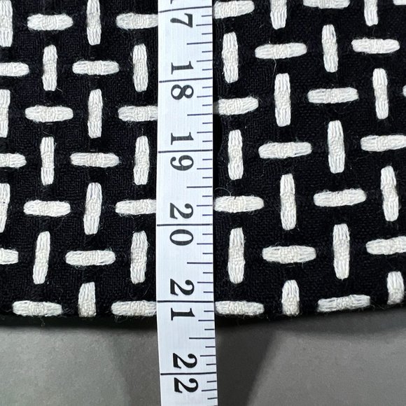 NWT Talbots Pencil Skirt Wool Black White Patterned Pockets Lined Size 2 - Picture 8 of 14